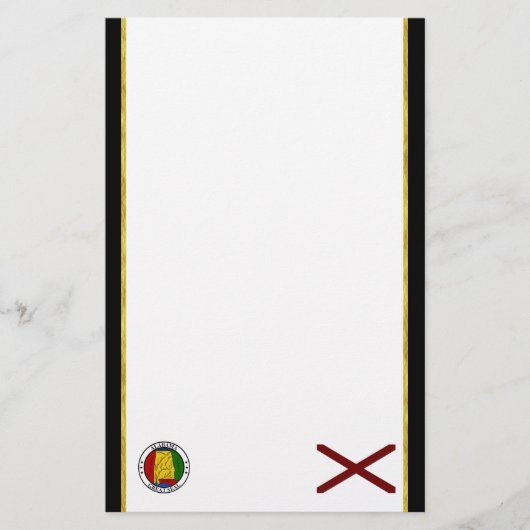 Alabama vlag briefpapier (Voorkant)