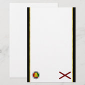 Alabama vlag briefpapier (Voorkant / Achterkant)