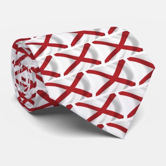 Alabama Vlag Dasje Stropdas (Opgerold)