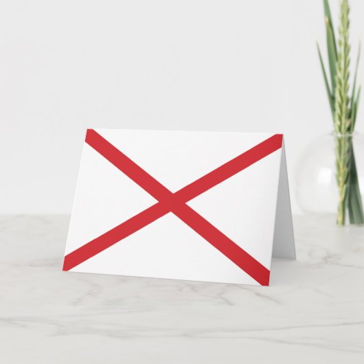 Alabama Vlag gcnt Kaart (Voorkant)