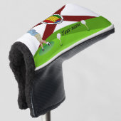 Alabama vlag golfheadcover (3/4 voorkant)