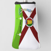 Alabama vlag golfheadcover (Draai 90)