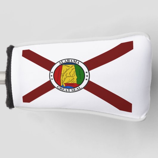 Alabama vlag golfheadcover (Voorkant)
