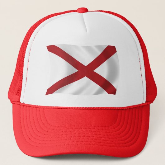 Alabama Vlag Hoed Trucker Pet (Voorkant)