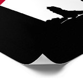 Alabama vlag-kleuren poster (Hoek)