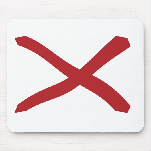 Alabama Vlag Muismat (Voorkant)