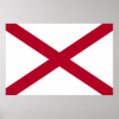 Alabama vlag poster (Voorkant)
