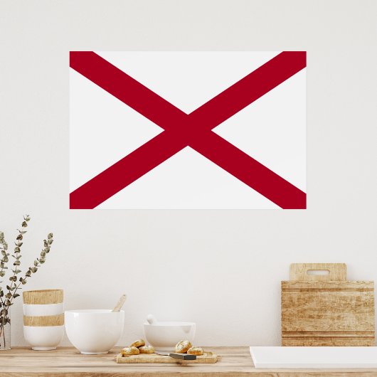 Alabama vlag poster (Keuken)