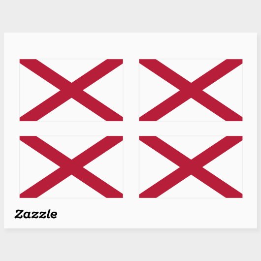 Alabama* Vlag Sticker (Vel)