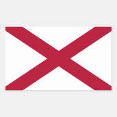 Alabama* Vlag Sticker (Voorkant)