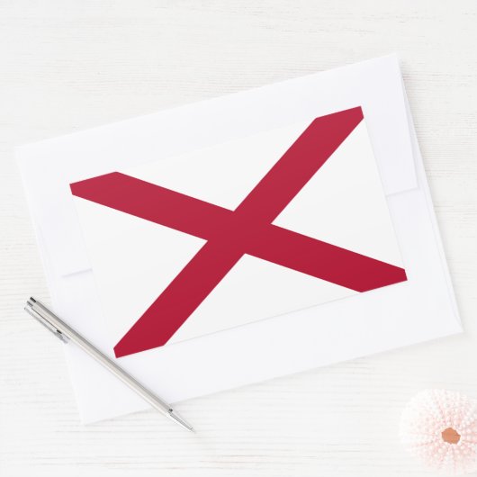 Alabama* Vlag Sticker (Envelop)