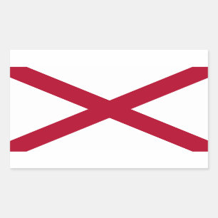 Alabama* Vlag Sticker