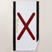Alabama vlag strandlaken (Voorkant)