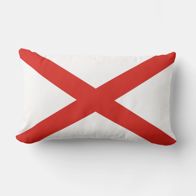 alabama vlag verenigd amerika kussen (Voorkant)