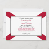 Alabama vlag, vlag van Alabama bruiloft Kaart (Voorkant)