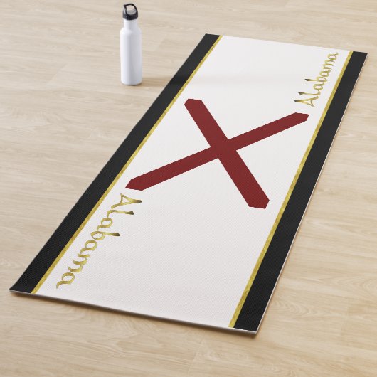 Alabama vlag yogamat (In situ)