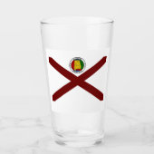 Alabama vlag-zegel glas (Voorkant)