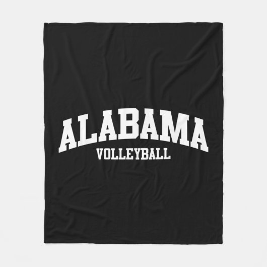 Alabama Volleyball Alabama State Home Fleece Deken (Voorkant)