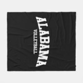 Alabama Volleyball Alabama State Home Fleece Deken (Voorkant (Horizontaal))