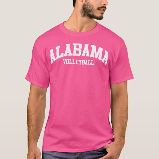 Alabama Volleyball Alabama State Home T-shirt (Voorkant)