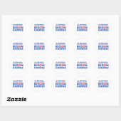 Alabama voor Biden Harris Ronde Sticker (Vel)