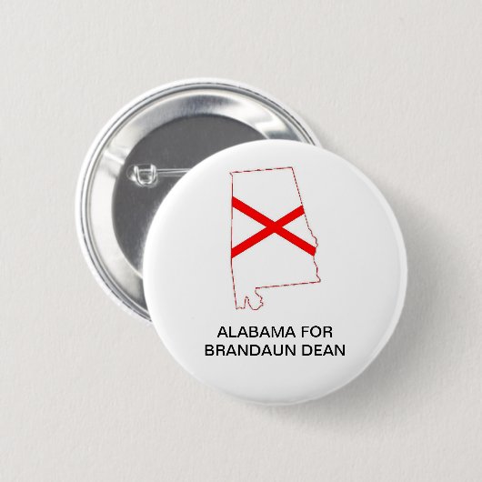 ALABAMA voor Button van de Senaat van BRANDAUN DEA (Voorkant /achterkant)