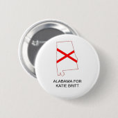 ALABAMA voor KATIE BRITT 2022 Senaat Button (Voorkant /achterkant)