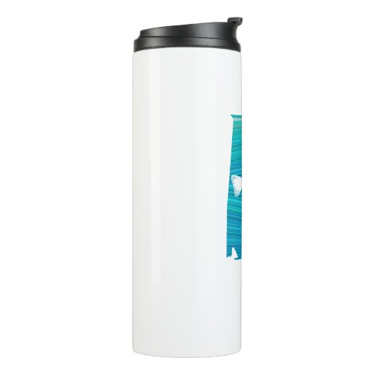 Alabama Wave Vist Thermosbeker (Gedraaid links)