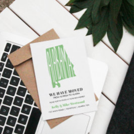 ALABAMA We hebben New address New Home verplaatst Briefkaart