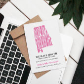 ALABAMA We hebben New address New Home verplaatst Briefkaart