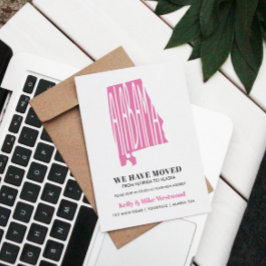 ALABAMA We hebben New address New Home verplaatst Briefkaart