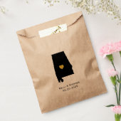 Alabama Wedding Favor Treat Sacks, papieren cadeau Bedankzakje (Gezegeld)