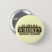 Alabama Whiskey Drink Champion Ronde Button 5,7 Cm (Voorkant /achterkant)