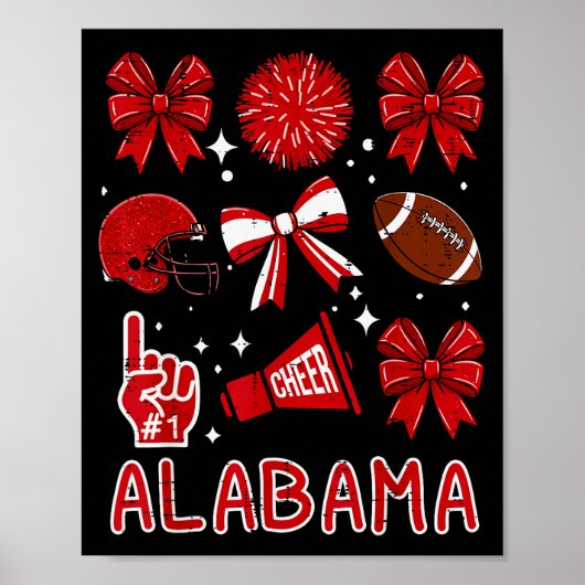 Alabama Women Kids Boys Girls Youth Teen Men  Poster (Voorkant)