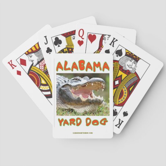 ALABAMA YARD DOG SPEELKAARTEN (Achterkant)