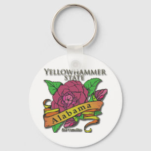 Alabama Yellowhammer State Camellias Sleutelhanger
