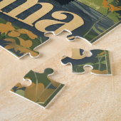 Alabama zwart Beer Legpuzzel (Zijkant)