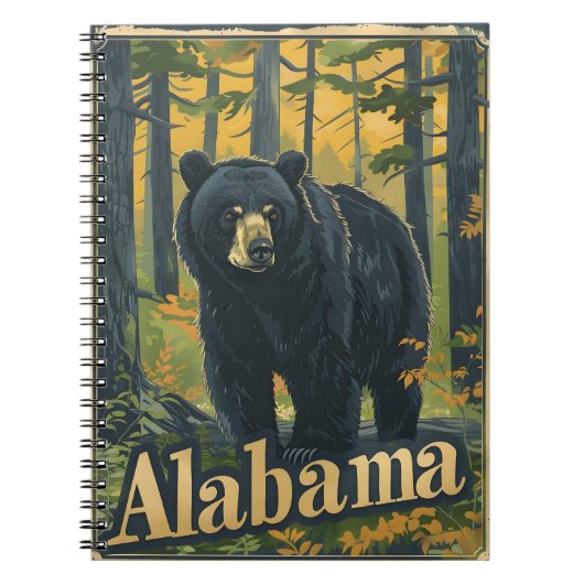 Alabama zwart Beer Notitieboek (Voorkant)