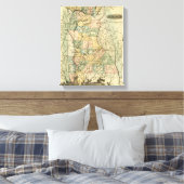 AlabamaPanoramic MapAlabama Canvas Afdruk (Insitu (Slaapkamer))