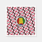 Alabamian Flag & Seal, Flag of Alabama Servet (Voorkant)