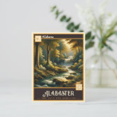 Alabaster, Alabama | Antiek Briefkaart (Staand voorkant)