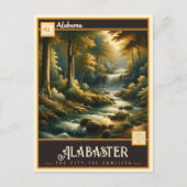 Alabaster, Alabama | Antiek Briefkaart (Voorkant)