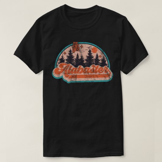 Alabaster, Alabama T-shirt (Design voorkant)
