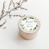 Alabaster | Botanische reuzenweddenschap Ronde Sticker