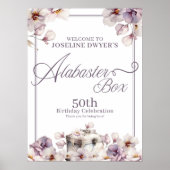 Alabaster Box Verjaardag Welkom Poster (Voorkant)