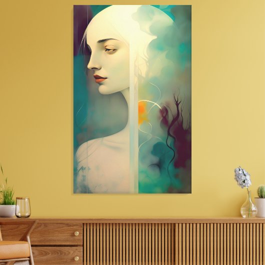 Alabaster Canvas Afdruk (Insitu (Woonkamer))