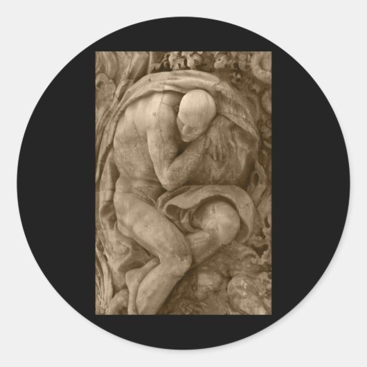 Alabaster Carving Valencia Tint Vertical Sticker (Voorkant)