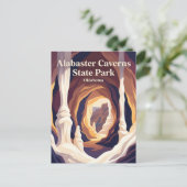 Alabaster Caverns State Park Oklahoma Briefkaart (Staand voorkant)