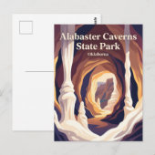 Alabaster Caverns State Park Oklahoma Briefkaart (Voorkant / Achterkant)
