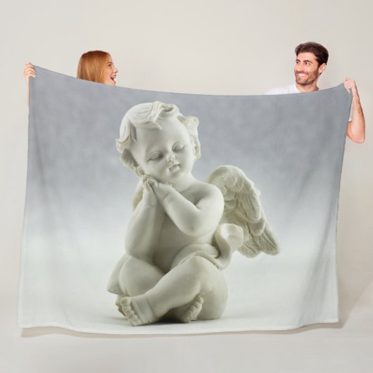 ALABASTER CHERUB FLEECE DEKEN (In situ)